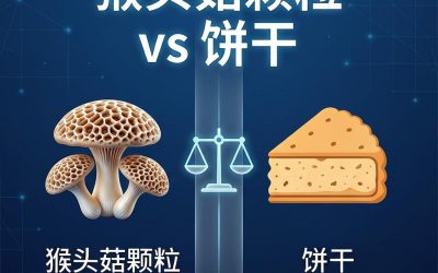 猴头菇颗粒vs饼干，差距不是一般大