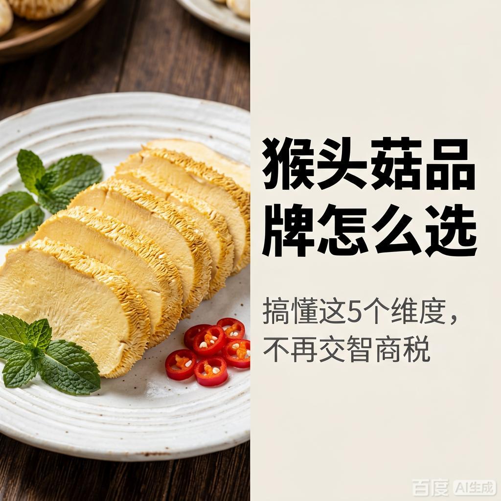 猴头菇品牌怎么选?搞懂这5个维度,不再交智商税